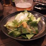 居酒屋＆肉バルダイニング HANABI - 彩野菜のHANABIサラダ～自家製煎り胡麻とすりおろし林檎ドレシング～