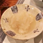 鮨匠 のむら - 大根おろし