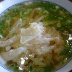 ふくふく亭 - かき揚げうどん（ミニ）