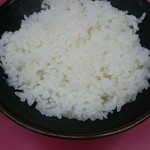 王道家 - やや水分が少ないライス