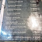 炭火焼ハンバーガー＆ステーキ チェリーズ - BURGERではなくBURGARとなっているのはご愛嬌。間違いを指摘しときました。