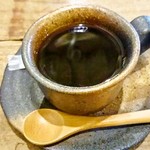 PUBLIC KITCHEN cafe - 有機栽培豆のコーヒー（ランチセット　100円）