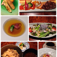 鉄板焼　利花苑 - シャトーブリアンのコース、後半                                                   
                    ＋500円のガーリックライスに変更