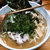 会津ラーメン 和 - 料理写真:濃厚醤油ラーメン（太麺）＋大盛＋あおさトッピング