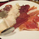 パスト エ ビバンド ガク - 生ハム４種盛り