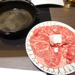 びわこ緑水亭 - すき焼き　近江牛