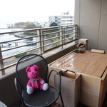 びわこ緑水亭 - 露天風呂は、お湯が冷えないように蓋をしています♡