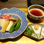 びわこ緑水亭 - コンロ　近江牛ステーキ