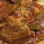 SPICY CURRY 魯珈 - 限定カレー 鰤の薬膳スープカレー(タマリンド仕立て)のぷち