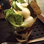 林屋茶園 - 抹茶わらび餅パフェ