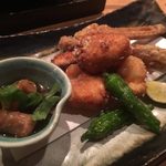 並木橋なかむら - nakamura:鮟鱇とごぼうの唐揚げ