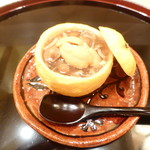 是しん - ゆず釜（湯葉、雲丹、なめこ餡）