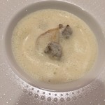 サラマンジェ ド ヨシノ - カワハギと肝のクリームリゾット仕立て