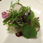 サラマンジェ ド ヨシノ - ヒラメのカルパッチョ