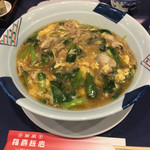 華風 福寿飯店  - カキ入りタールー麺