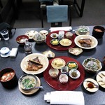 美国観光ハウス - 朝食（2016年12月）。