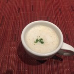 窯焼きステーキ 福田 - マッシュルームのスープ