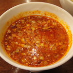 中国料理　王味 - 坦々つけ麺（スープ）