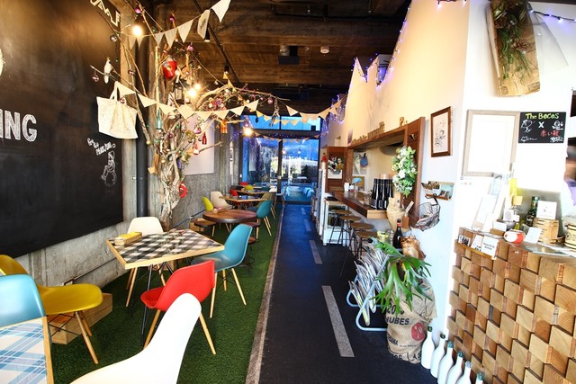 パブリックカフェバー パーキング Public Cafe Bar Park Ing 第一通り カフェ 食べログ