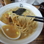 2016年12月４日(日)　煮干し豚骨(800円)　麺リフト