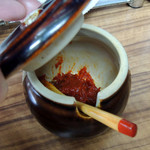 麺や　福座 - 2016年12月４日(日)　ニンニク唐辛子