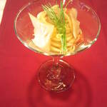 パステリア ヒロ - 冷製カッペリーニ　みる貝の炙りを添えて