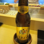 鮨辰巳 - ヱビスビール　2本目　700円