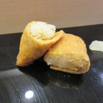 鮨辰巳 - 稲荷寿司　断面写真