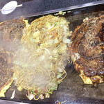 ジャンボ - ジャンボお好み焼き3枚とジャンボ焼きそば