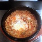 Pasuta Hiroba - 石焼トマトスープチーズ仕立て