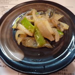 甲羅と葱の酢味噌和え