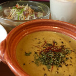 香辛喫茶 Lion Curry - 海老のマイルドグリーンカレー
