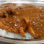 カレーショップ インデアン - アップ…カツの切り方が斬新でした^^;