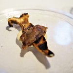 ウシマル - 早松茸（大もみだけ）と牛たん