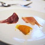 ウシマル - ダイヤモンドポーク・ジャージー牛の生ハム　サツマイモ