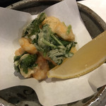 松うら - 海老のかき揚げです。