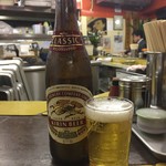 Honten Tetsunabe - ビール中瓶540円