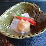 日本料理・鮨 たん熊北店 - 雲龍 胡麻豆腐  柚子味噌