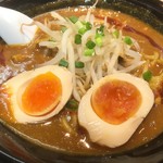 麺屋ここいち - 濃厚うまこくカレーらーめん（煮たまごトッピング）