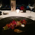 SINC BISTRO - 前菜と夜景