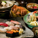 すし処 きた浜 - 旬寿司毛ガニ海鮮コース