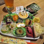 藍風珈琲店 - 本日の己書プレート
      ２０１６．１２