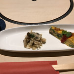 黒家 - お通し。うーん…