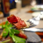 エノテカ パージナ - フランス産 仔鳩のローストとリゾット