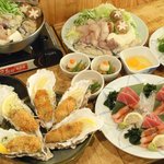 とっつぁん - とっつぁん海鮮鍋コース　飲み放題付き4,000円　