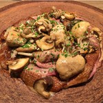 ラチュレ - 牡蠣と尾長鴨の風味は抜群に合う！あとはソースがもう少し濃くても。