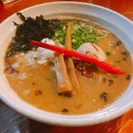 拉麺 札幌ばっち軒 - 醤油ラーメン７００円＋煮玉子１００円