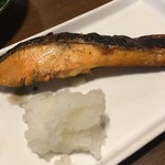 Futabashokudou - 鮭塩焼き2016.12