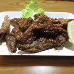 鳥ふみ - 手羽先（ピリ辛）！