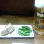 かごっま - ビールとお通し